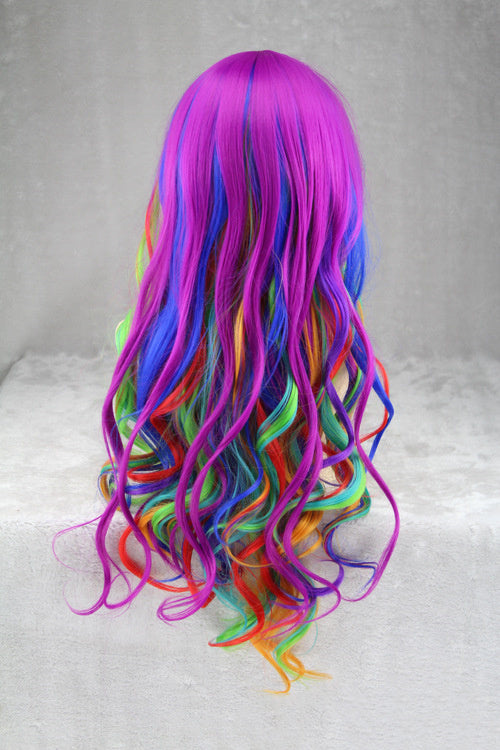 Colorful rainbow gradient hairstyle Colorful rainbow gradient hairstyle